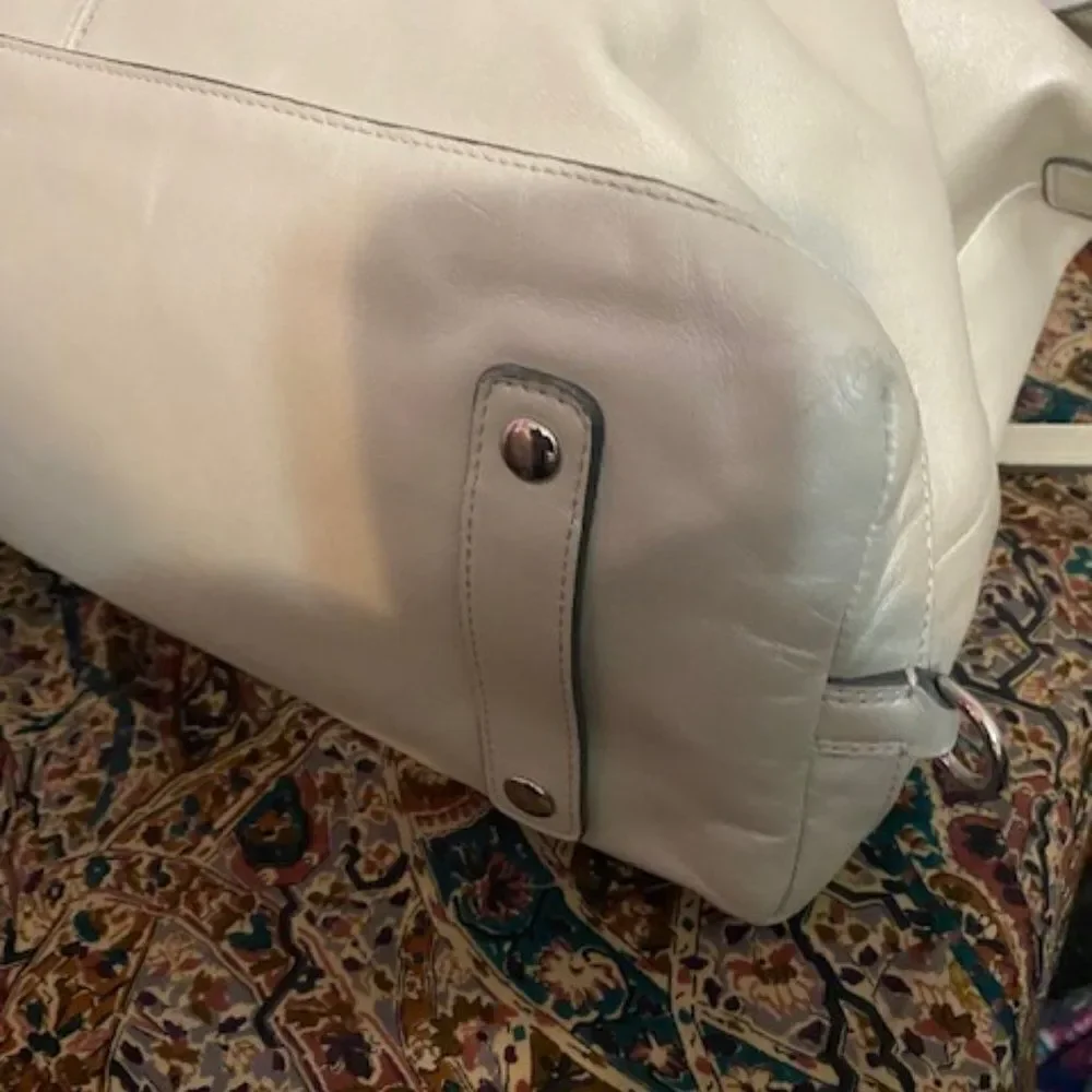 Coach F15447 Ashley Cream Convertible bag